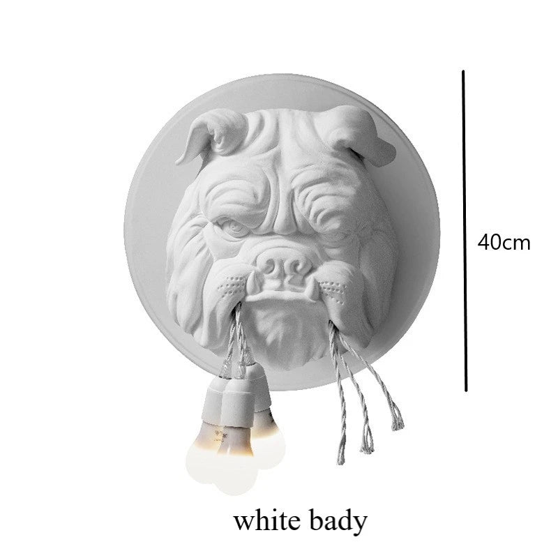 Lampe murale de luxe - bulldog