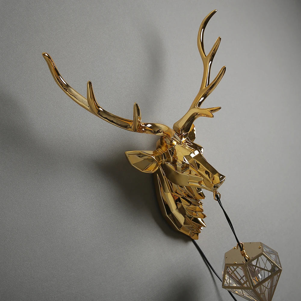 Lampe murale de luxe - cerf