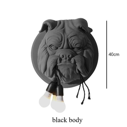 Lampe murale de luxe - bulldog