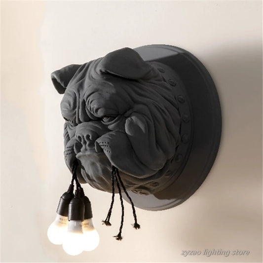 Lampe murale de luxe - bulldog