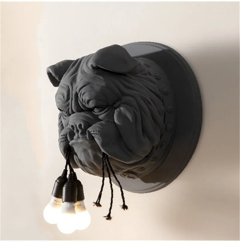 Lampe murale de luxe - bulldog