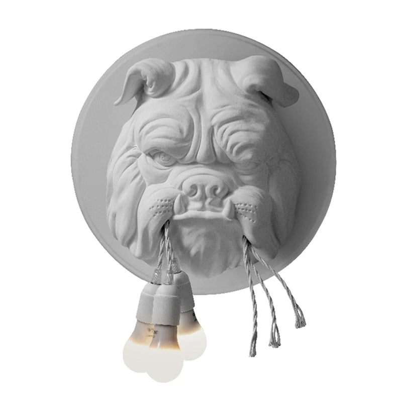 Lampe murale de luxe - bulldog