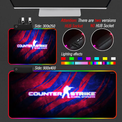 Tapis de souris - Counter Strike avec LED