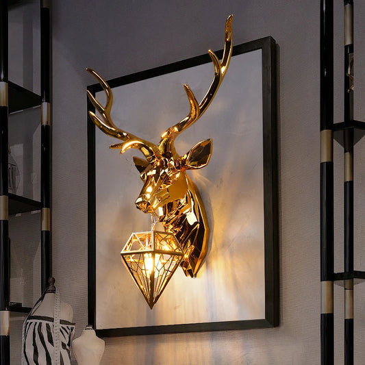 Lampe murale de luxe - cerf