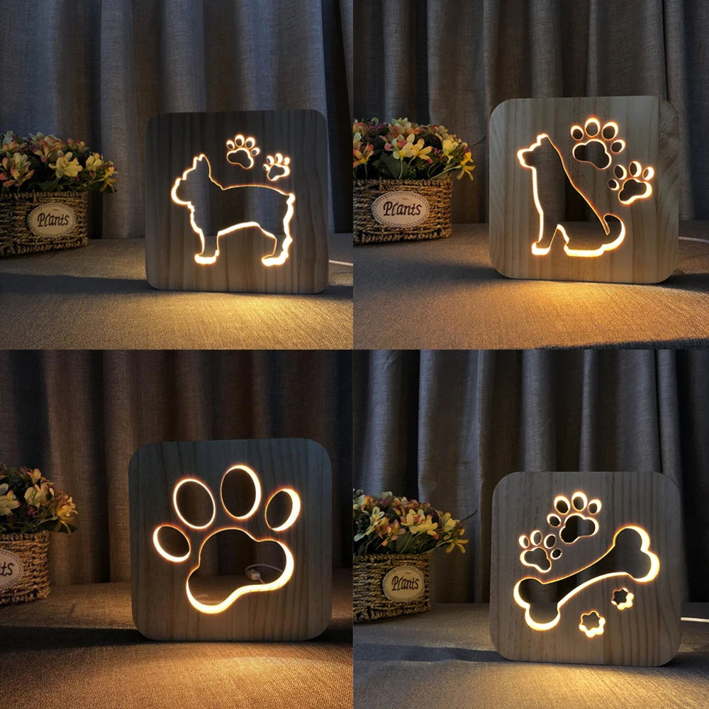 Chien 3D LED