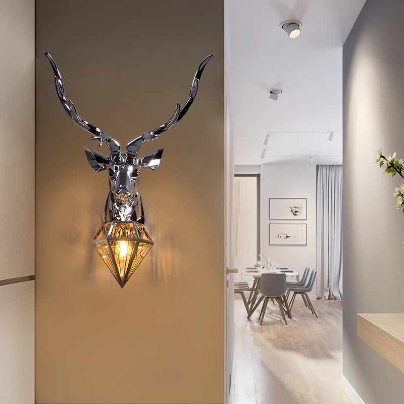 Lampe murale de luxe - cerf