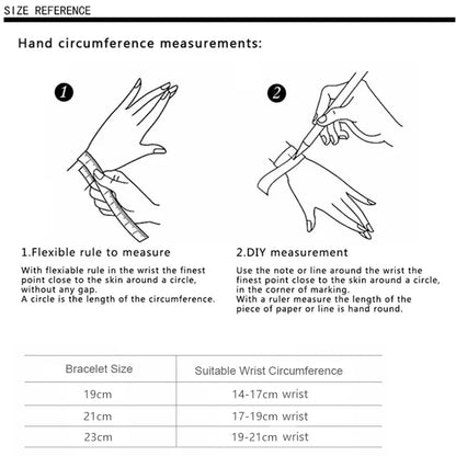 Bracelet - corde à nœuds en acier inoxydable, fermeture magnétique