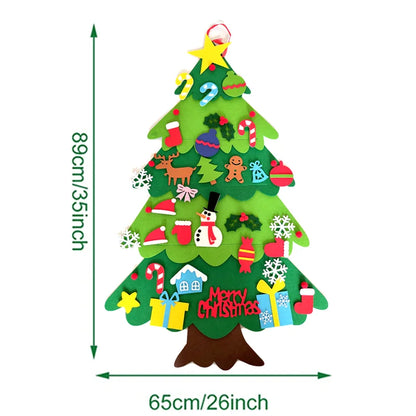 Arbre de Noël en Feutre pour la Décoration de la Maison