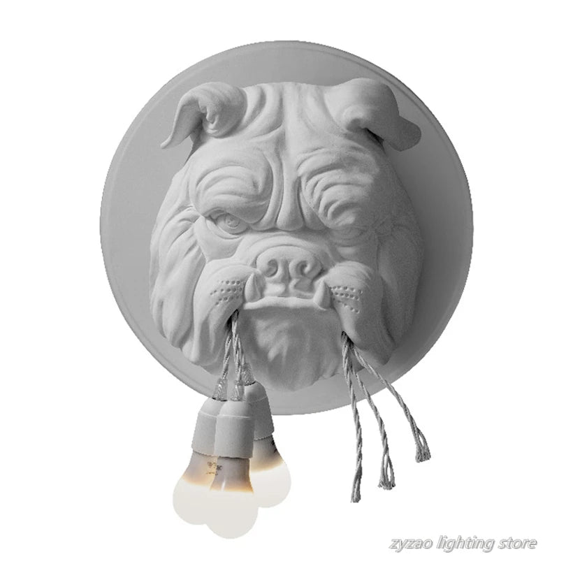 Lampe murale de luxe - bulldog