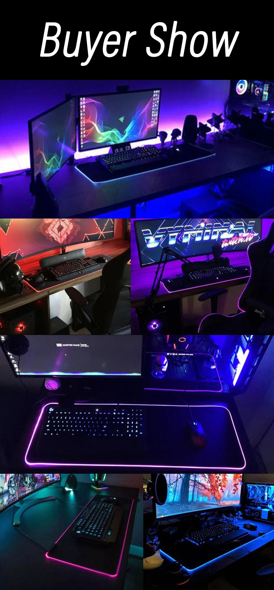 Tapis de souris - Counter Strike avec LED