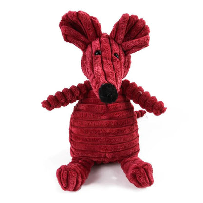 Jouets en peluche en forme d'animaux pour chien