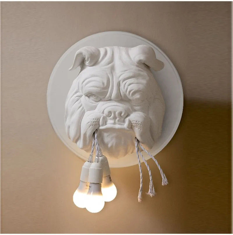 Lampe murale de luxe - bulldog