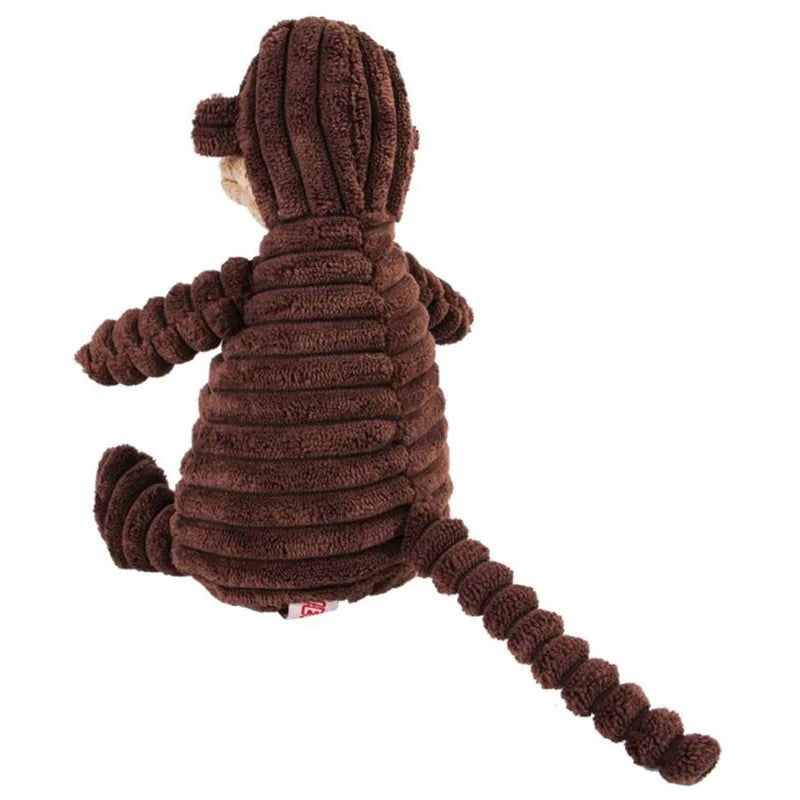 Jouets en peluche en forme d'animaux pour chien