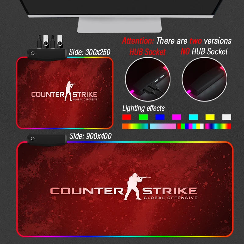 Tapis de souris - Counter Strike avec LED