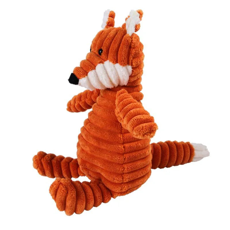 Jouets en peluche en forme d'animaux pour chien