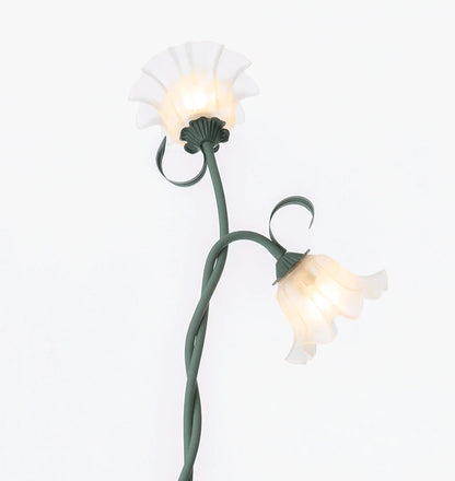 Lampe de table flexible - fleurs