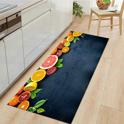 Tapis de sol de cuisine en velours antidérapant et absorbant