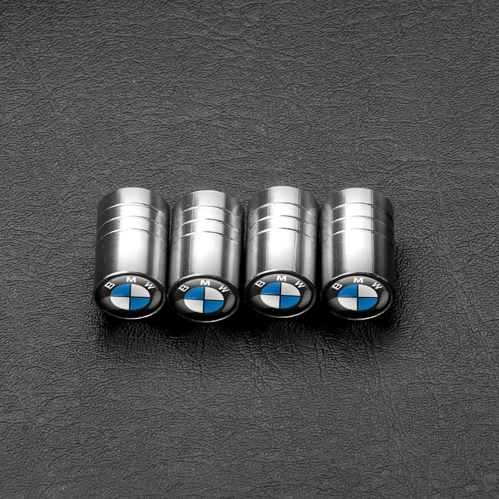 Lot de 4 bouchons pour valve de pneu - BMW