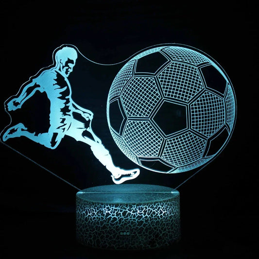 Football 3D LED 7 / 16 couleurs