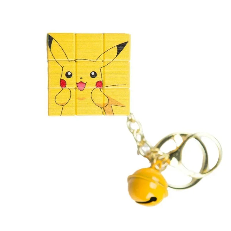 Cube magique 3x3 - porte-clés Pikachu