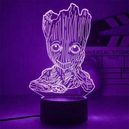 Disney Manga Anime 3D LED 16 couleurs