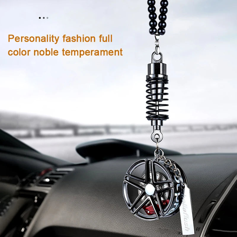 Pendentif roue de voiture