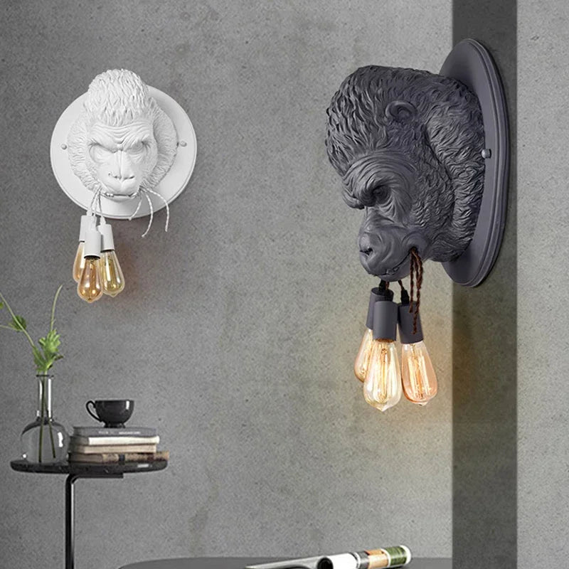 Lampe murale de luxe - gorille