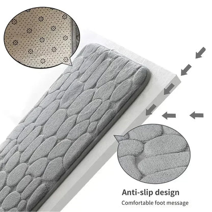 Tapis de sol antidérapant et absorbant pour la salle de bain