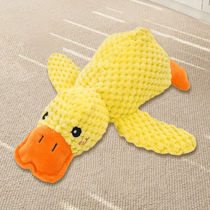 Jouet en peluche sonore en forme de canard pour chien