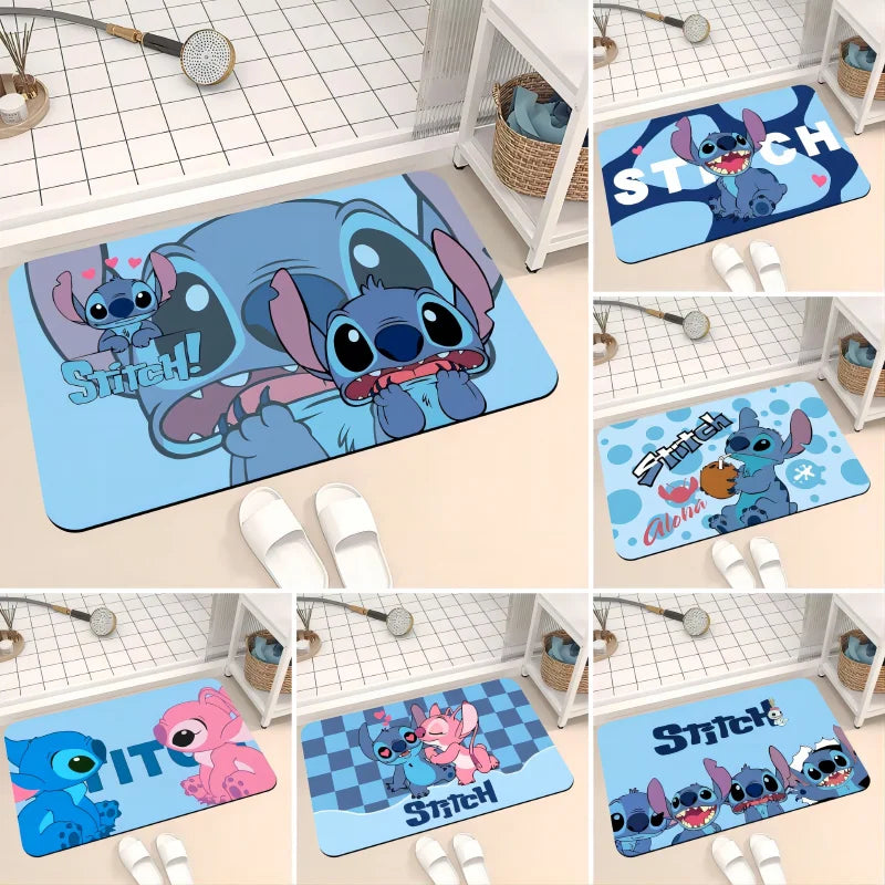 Tapis de sol antidérapant et absorbant - Lilo&Stitch