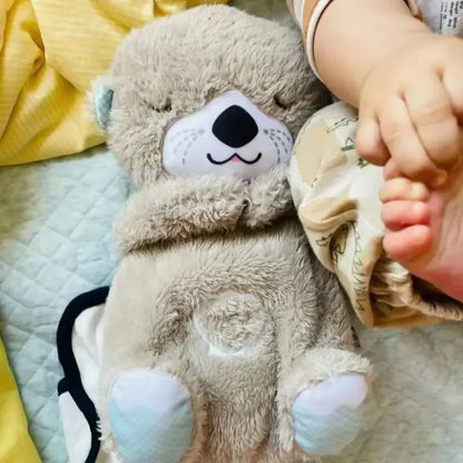 Peluche fonction de respiration, Compagnon de Sommeil, Son et Lumière