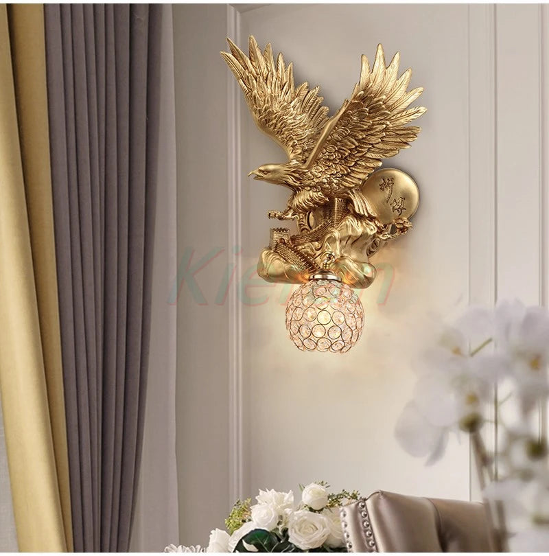 Lampe murale de luxe - aigle