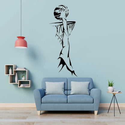 Autocollant mural - basketball - 3 tailles