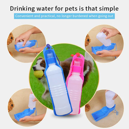 Bouteille d'eau portable pour chien 250ml/500ml