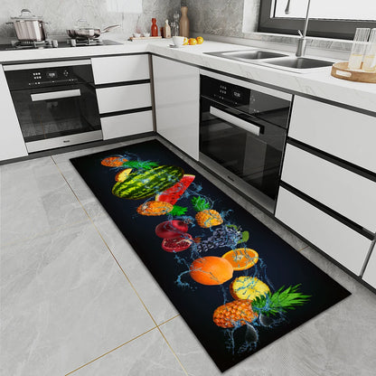 Tapis de sol de cuisine en velours antidérapant et absorbant