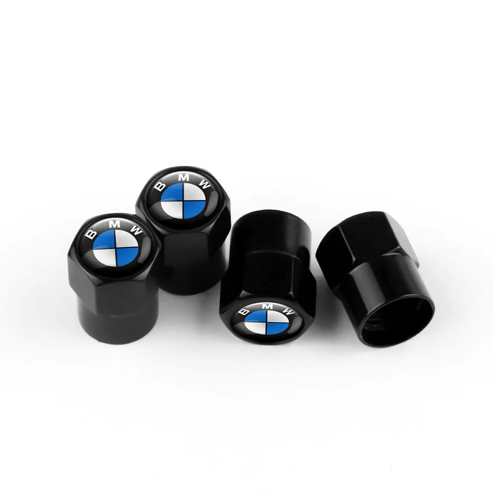 Lot de 4 bouchons pour valve de pneu - BMW