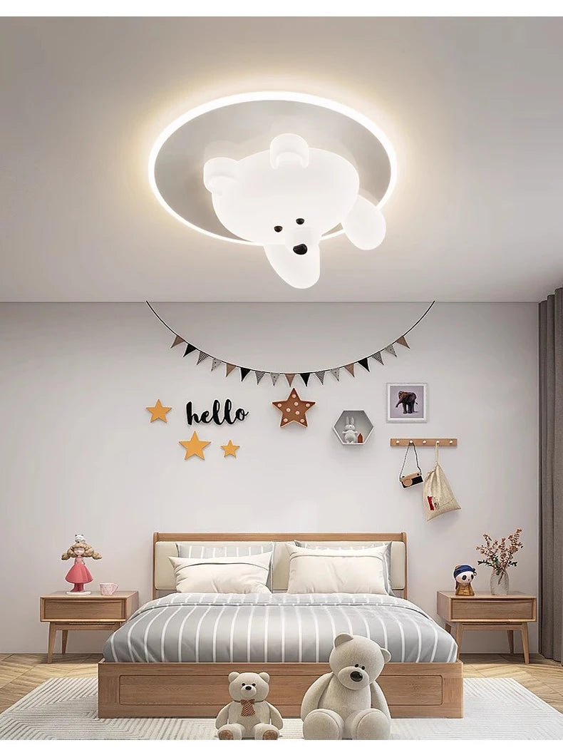 Plafonnier de chambre enfant - ours