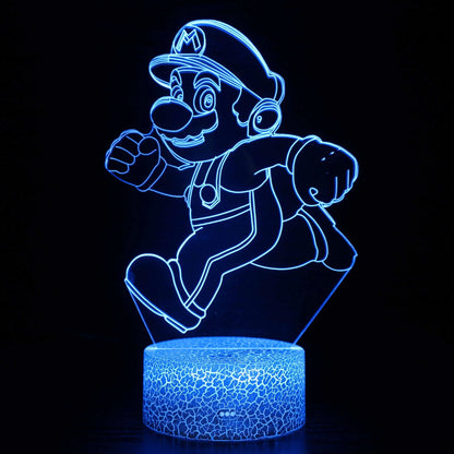 Super Mario 3D LED 7 / 16 couleurs