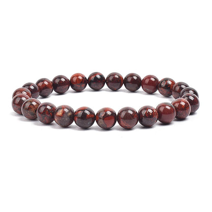 Bracelet de perles en pierre naturelle unisexe