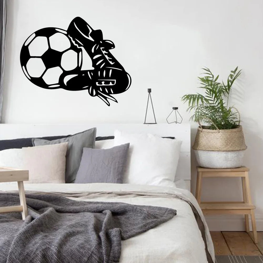 Autocollant mural - football 42x25cm