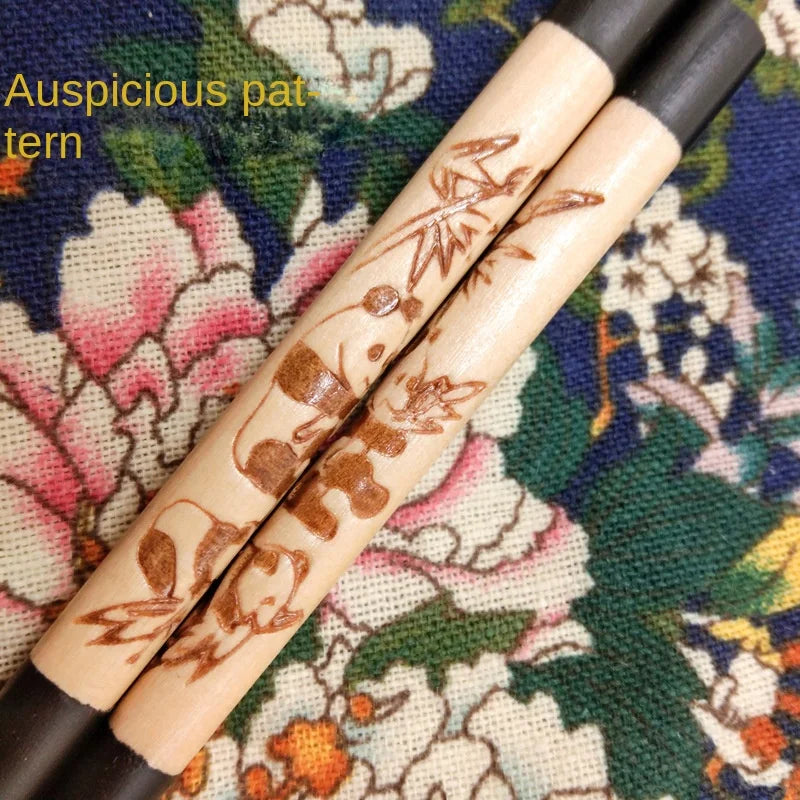 Paires de baguettes chinoises en bois solide