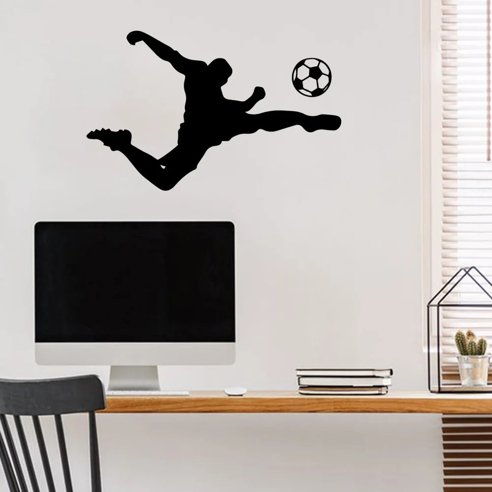 Autocollant mural - football 42x25cm