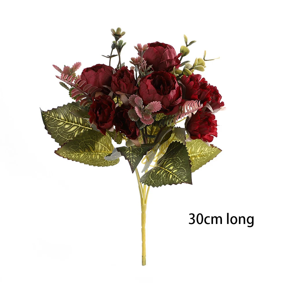 Fleur artificielle 30cm - diverses couleurs