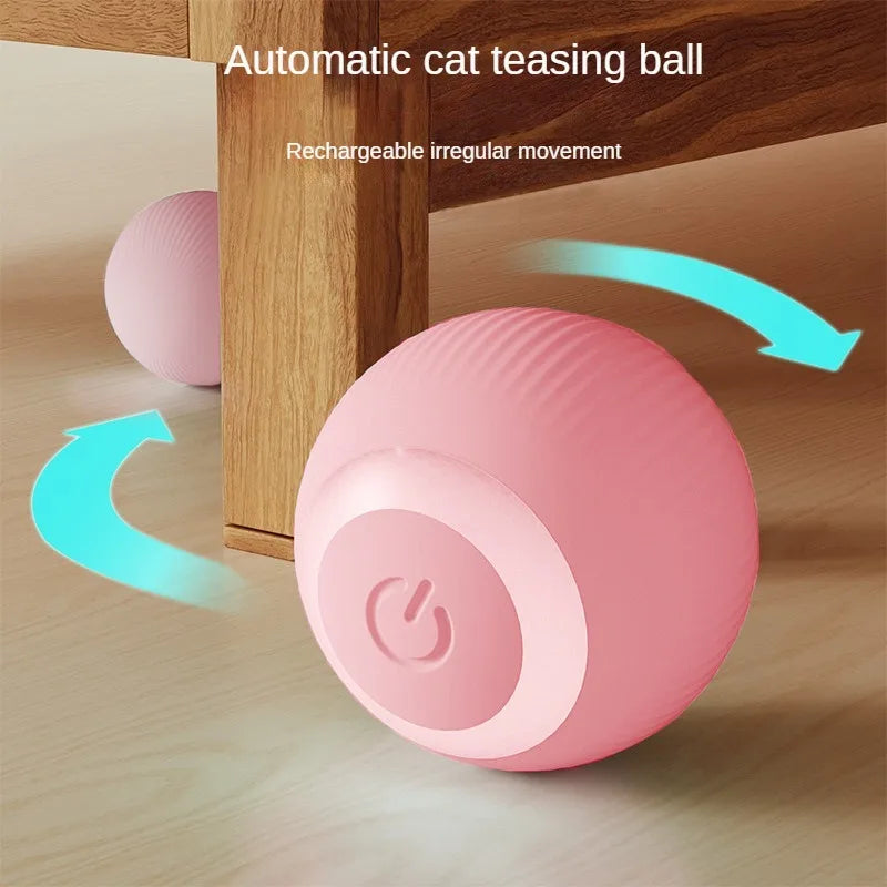 Balle électrique à mouvement automatique pour chat, chien, etc