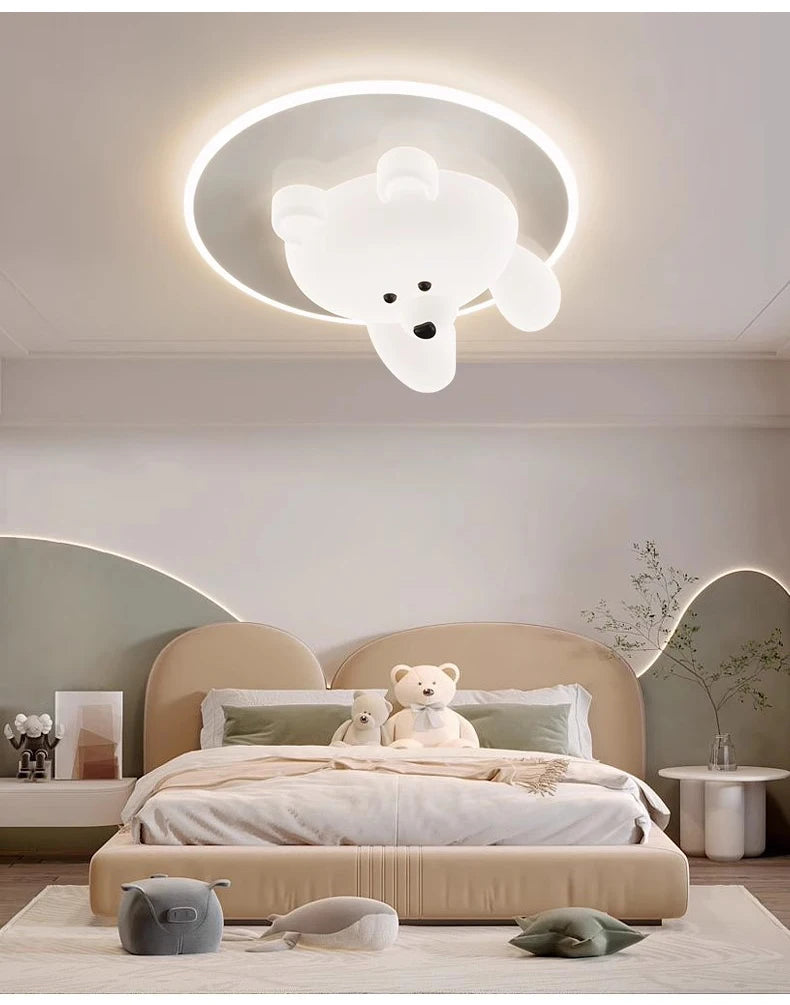 Plafonnier de chambre enfant - ours