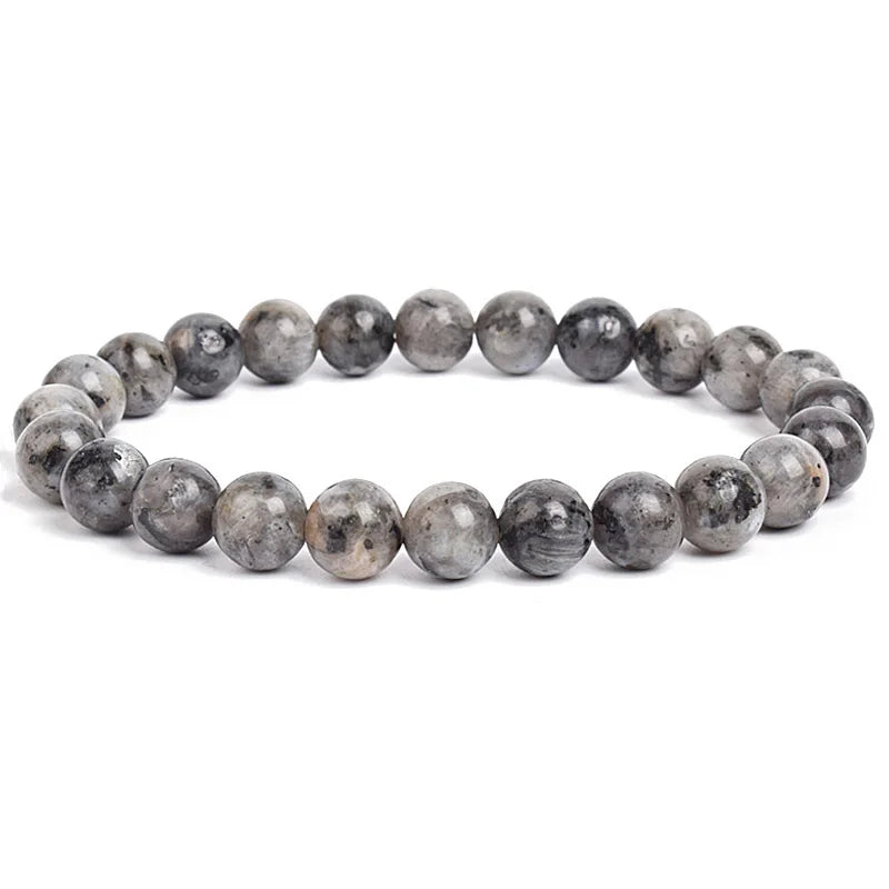 Bracelet de perles en pierre naturelle unisexe