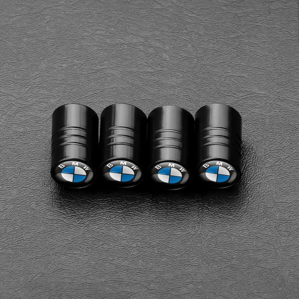 Lot de 4 bouchons pour valve de pneu - BMW