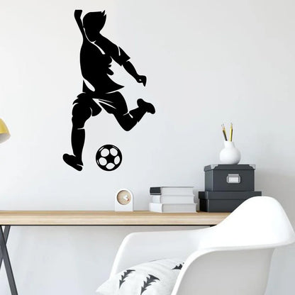 Autocollant mural - football 42x25cm