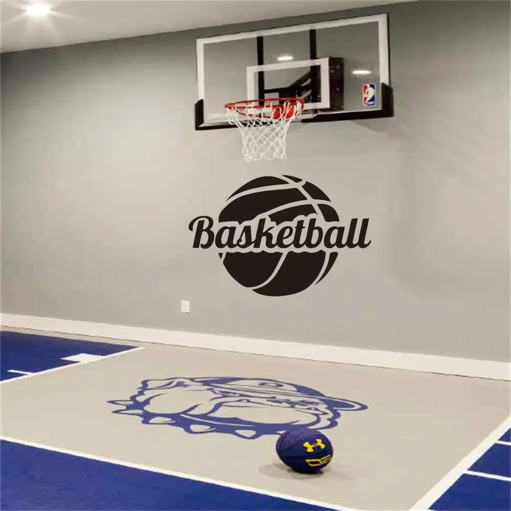 Autocollant mural - basketball 53x35cm