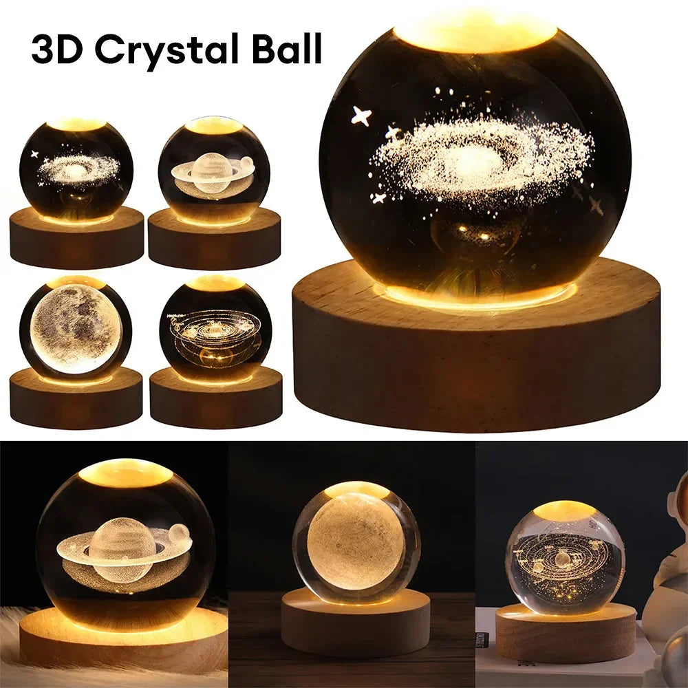 boule de cristal 3D - planétaire